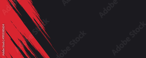 Abstract dark red speed light tail on black background. modern vector
