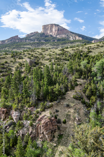 Wallpaper Mural Mountain Countryside around Shell Falls Northern Wyoming, USA Torontodigital.ca