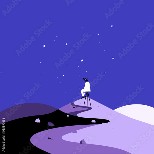 Star Tracker Rig Under Night Sky