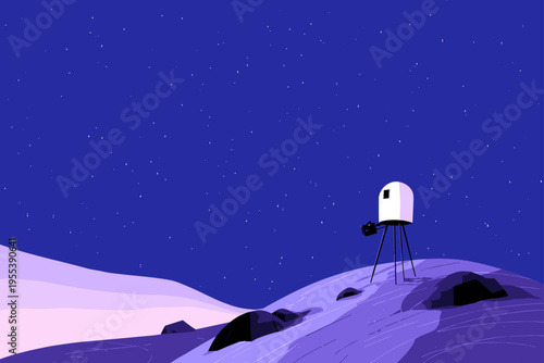 Star Tracker Rig Under Night Sky