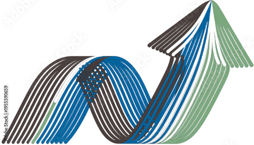 up trend design vector