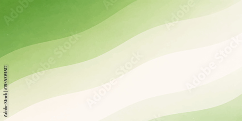 A vibrant abstract green background features a flowing wave pattern with light gradients and curved lines for a modern motion design wallpaper
