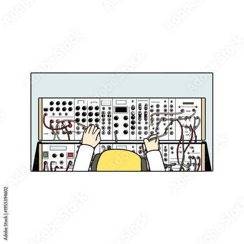 Top-Down Modular Synth Patching Session
