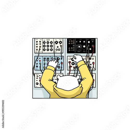 Top-Down Modular Synth Patching Session