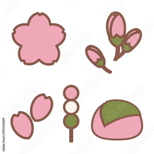 桜と春の和菓子