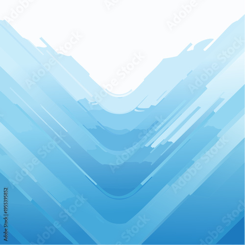 ビジネスシーンに使いやすい滑らかな青色のグラデーション背景