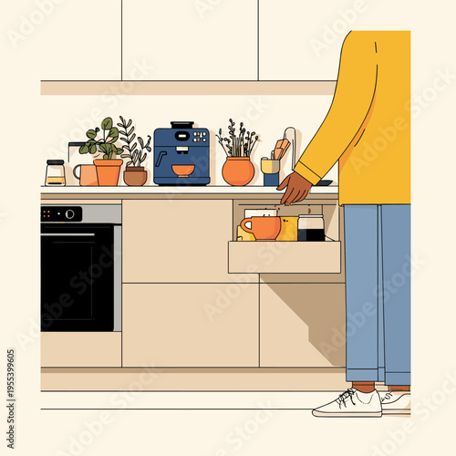 Hidden Kitchen Appliances in Modern Design