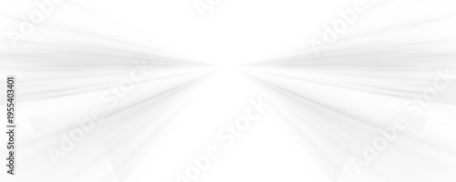 Neon laser white line through city road and highway traffic. Light motion wave creates futuristic energy and speed in a zoom effect. Comic style shapes the composition. Vector illustration png.