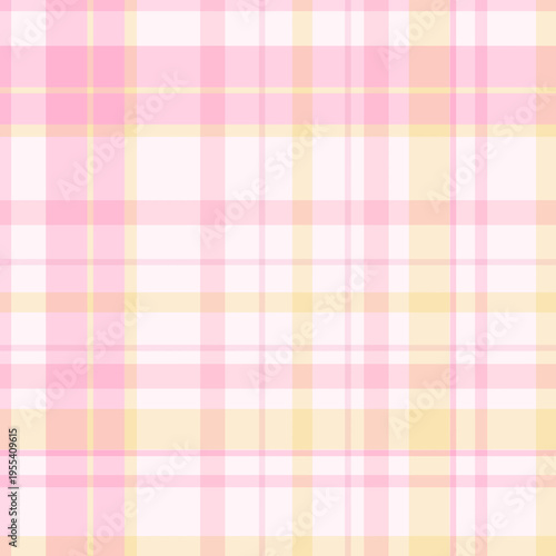 pink and yellow plaid pattern