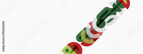 Flag features horizontal bandsblack, white, green. Center displays stylized Arabic calligraphy. Simple geometric design. National emblem present.