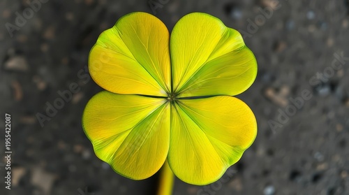 yellow flower on green background