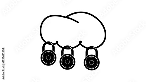 clarification symbol, black isolated silhouette