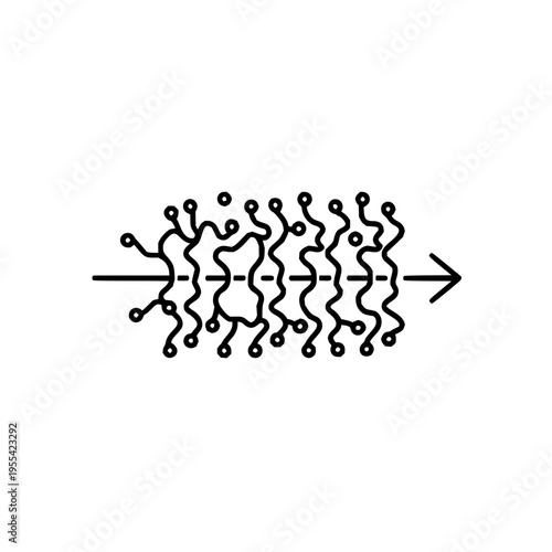 Cell Membrane Structure Diagram with Arrow