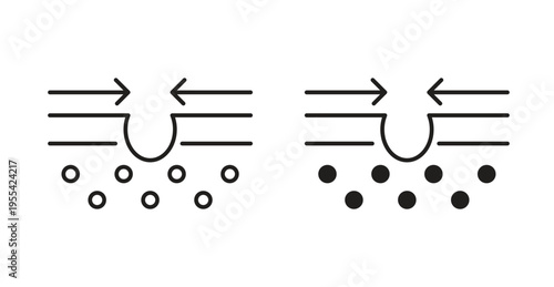 Skin healing icon. web vector design