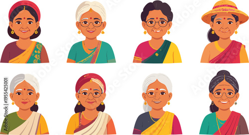 Artisan Elders — Stylized Character Set of Traditional Craftspeople