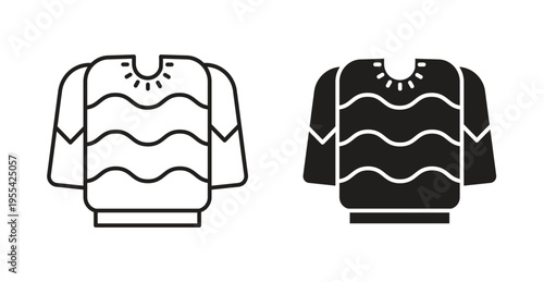 Sweater icon. web vector design