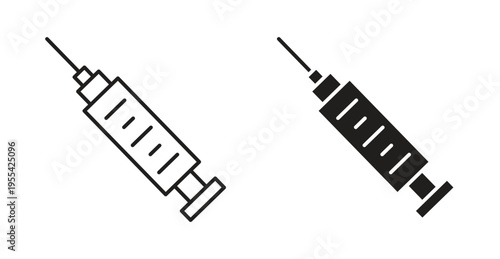 Syringe icon. web vector design