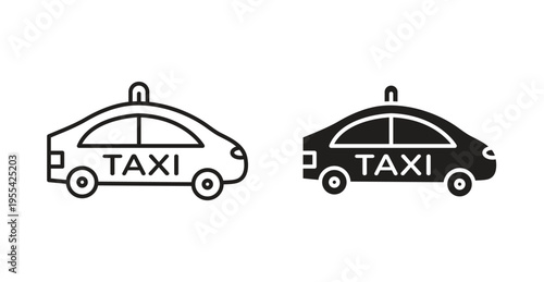 Taxi icon. web vector design