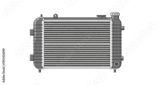 Car Intercooler Radiator Unit.