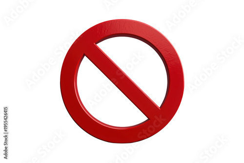 Red 3d forbidden sign symbolizing prohibition, warning, and no entry, with a transparent alpha channel Free Download Red 3d forbidden sign symbolizing prohibition, warning, and no entry, with a transparent alpha channel - GFXLoad