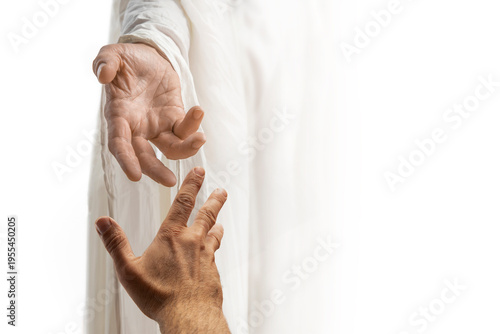 Φωτογραφία Lending Helping Hand is associated with the Savior Jesus Christ
