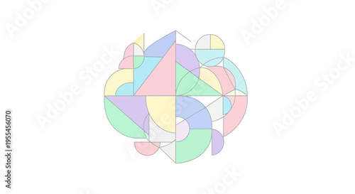 Colorful brain puzzle pieces together.