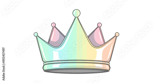 Colorful Crown Jewelry Accessory.