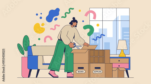 Repurposing belongings for a fresh start during home relocation