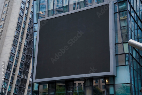 Led Electronic advertising screen in the city
