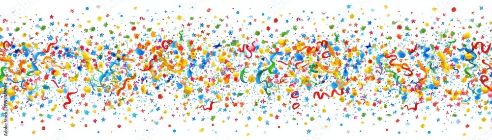 Obraz premium Colorful Confetti Celebration Background
