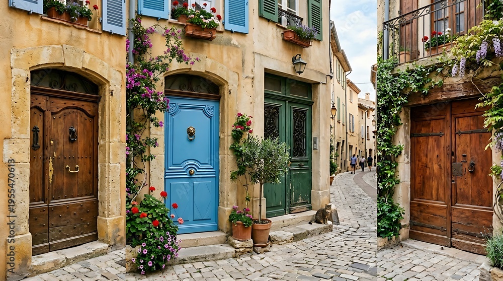Obraz premium narrow street in old town