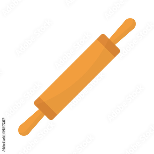 Rolling Pin vector iillustration on a white background