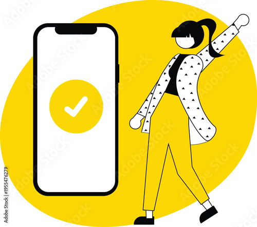 Modern E-commerce Shopping Illustration Set – Online Store, Mobile Shopping, Cart, Discounts, UI UX Flat Vector Characters Yellow Theme