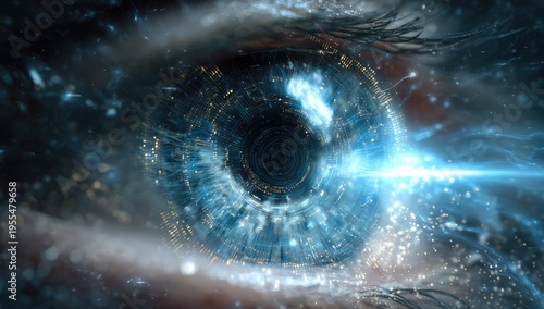 Cosmic Eye - A Glimpse into the Universe Within, a portal to the cosmos.