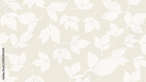 White Butterfly Silhouettes on Light Background.