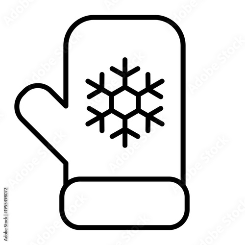Winter icon vector. Snowl Illustration sign. Cold weather symbol. Cold logo.