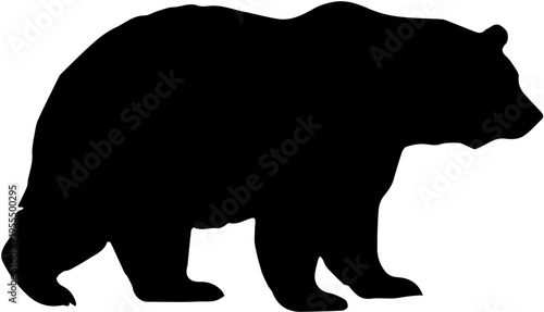 silhouette of a bear