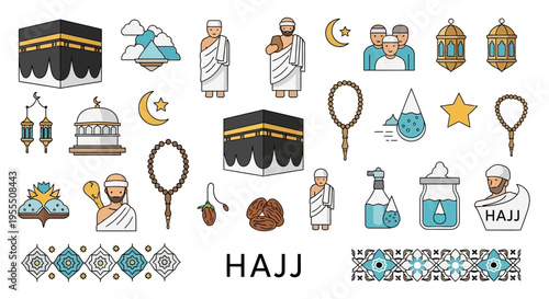Religious Pilgrimage and Spiritual Practices Associated with Hajj Rituals and Cultural Symbols