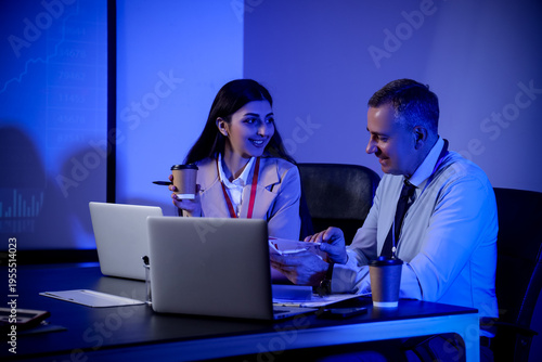 Business analysts working a...