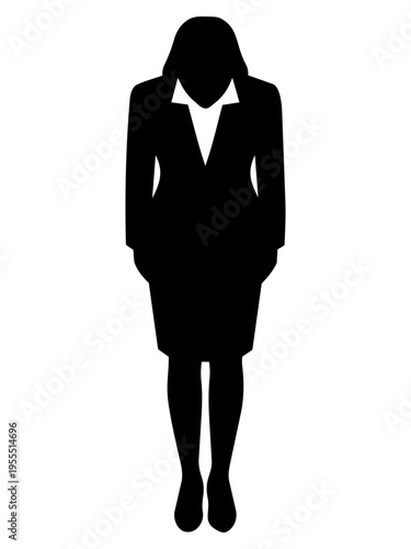 Businesswoman bowing politely
お辞儀をするビジネスウーマン