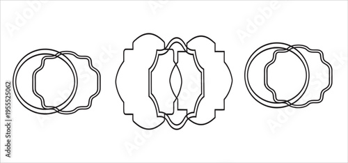 Mechanical component assembly line drawing