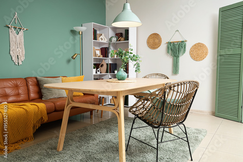 Interior of stylish dining ...
