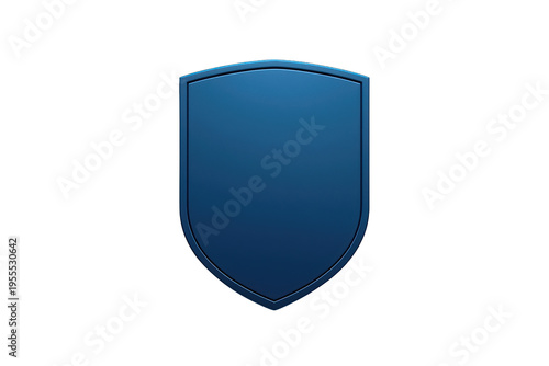 Free Download Blue metallic shield icon representing security, protection, and defense against digital threats, with transparent background - GFXLoad