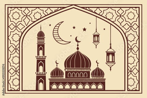 islamic calligraphy of mosque in delhi