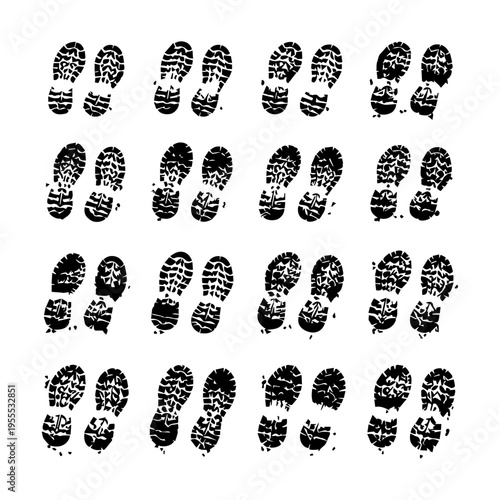 marks dirty shoes vector set
Vector set of isolated images on a white background