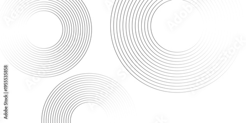 Blue abstract background with glowing circles. Swirl circular lines pattern. Geometric spiral. Twirl element. Modern graphic design. Futuristic technology concept.