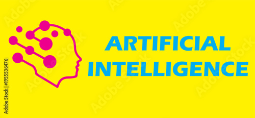 Artificial Intelligence and Technology Digital Logo Concept