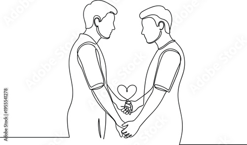 A happy bride and groom celebrate their wedding with a mother and baby, capturing a loving family sketch of marriage and people in a fashion vector illustration