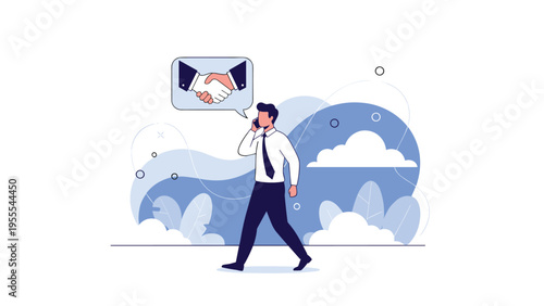 Man sitting in a peaceful forest setting with a small bird on his hand and a large vintage compass by his side in nature.