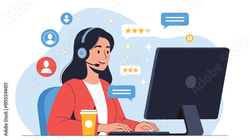 Young woman practicing a tree yoga pose in a bright living room to improve her physical balance and inner mental peace.